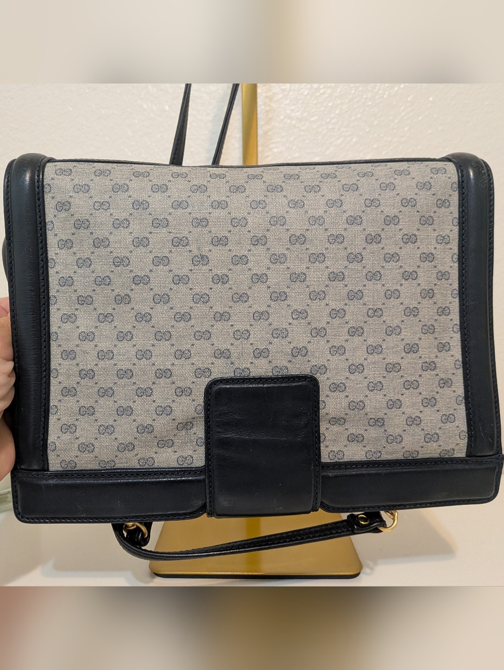 Gucci Micro GG Supreme 2-Way Shoulder Bag - VINTAGE - Picture 7 of 13
